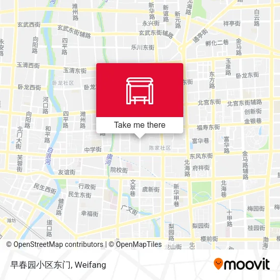 早春园小区东门 map