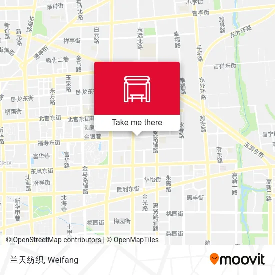 兰天纺织 map