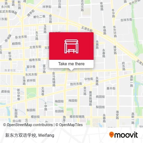 新东方双语学校 map