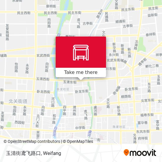 玉清街鸢飞路口 map