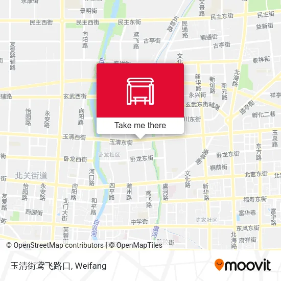 玉清街鸢飞路口 map