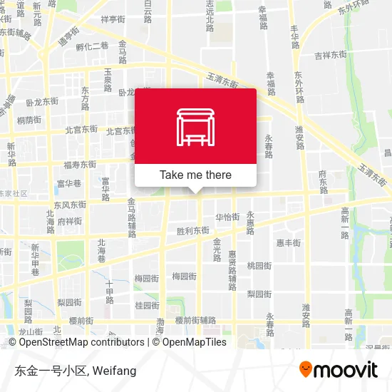 东金一号小区 map