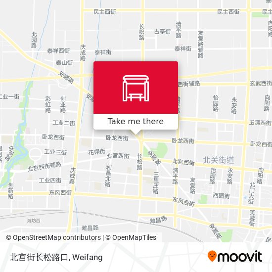 北宫街长松路口 map