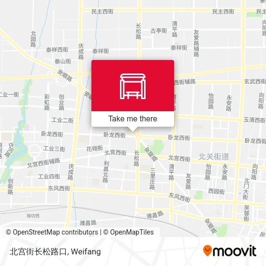 北宫街长松路口 map