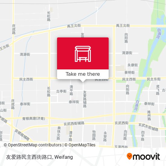 友爱路民主西街路口 map