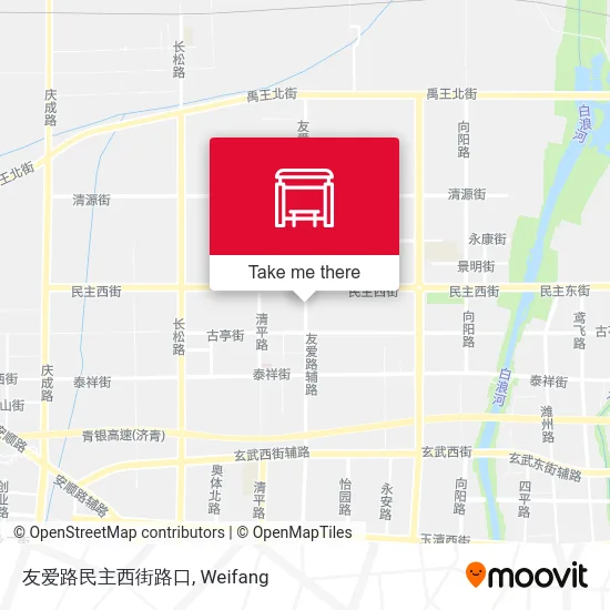 友爱路民主西街路口 map