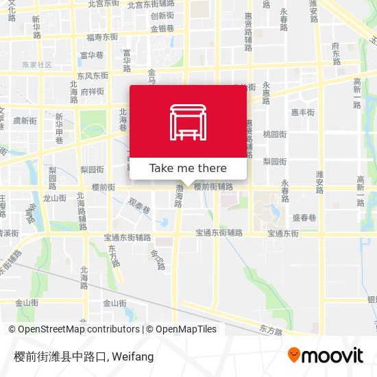 樱前街潍县中路口 map