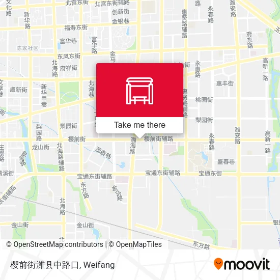 樱前街潍县中路口 map