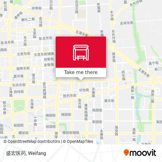 盛宏医药 map