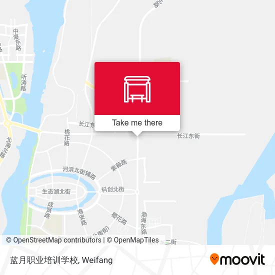 蓝月职业培训学校 map