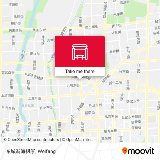 东城新海枫景 map