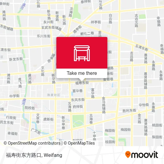 福寿街东方路口 map