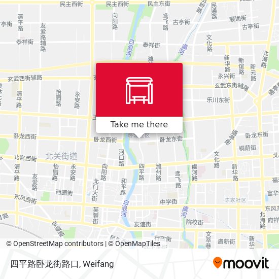 四平路卧龙街路口 map