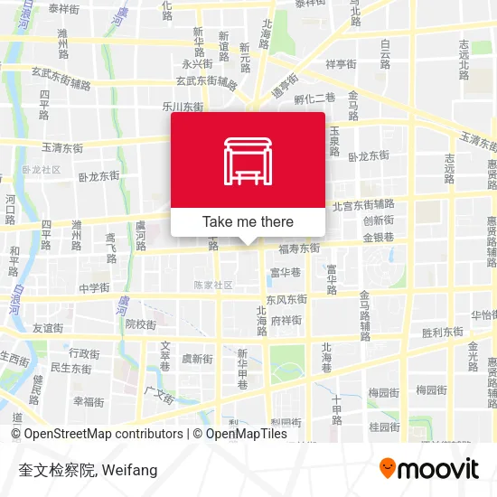 奎文检察院 map