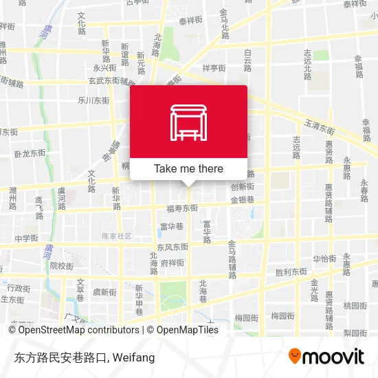 东方路民安巷路口 map