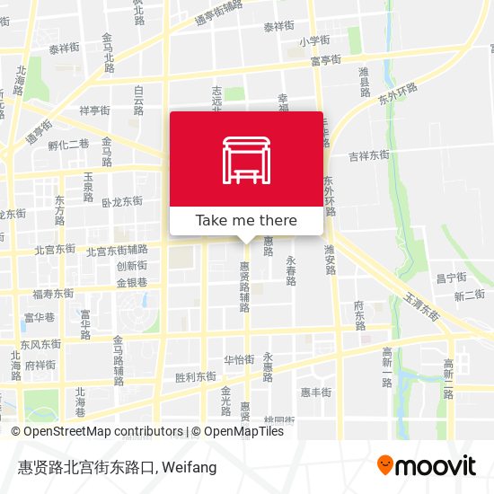 惠贤路北宫街东路口 map