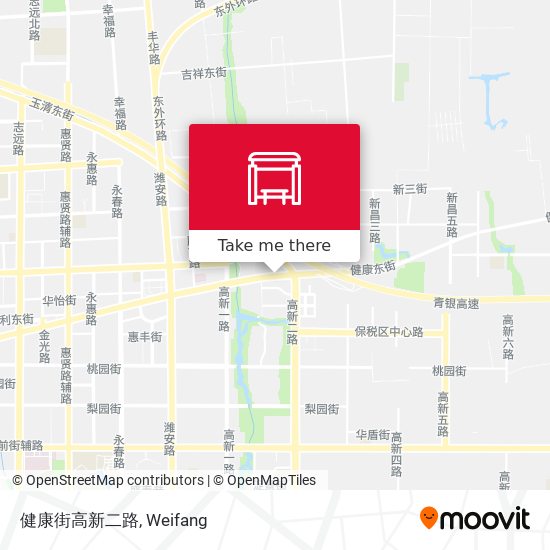 健康街高新二路 map