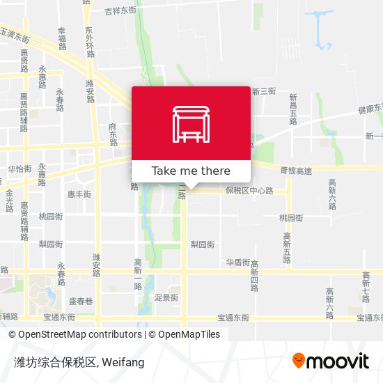 潍坊综合保税区 map