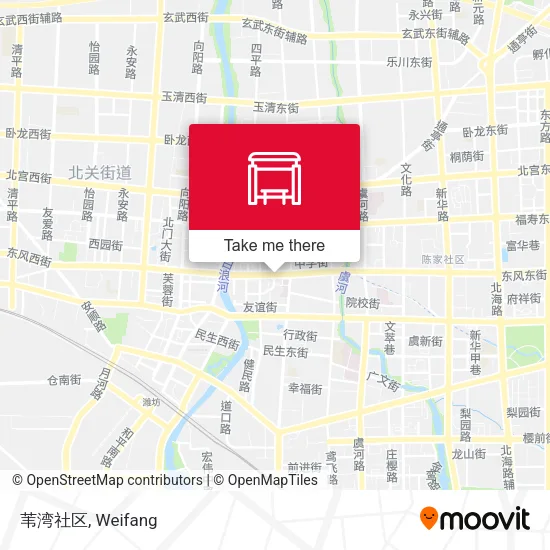 苇湾社区 map
