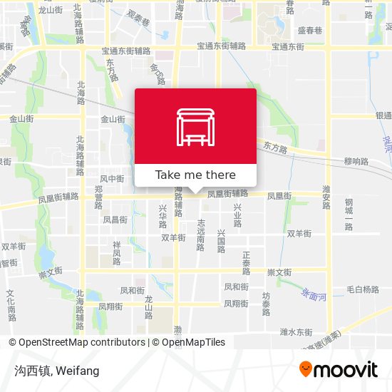 沟西镇 map