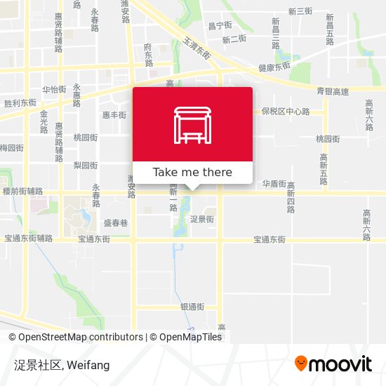 浞景社区 map