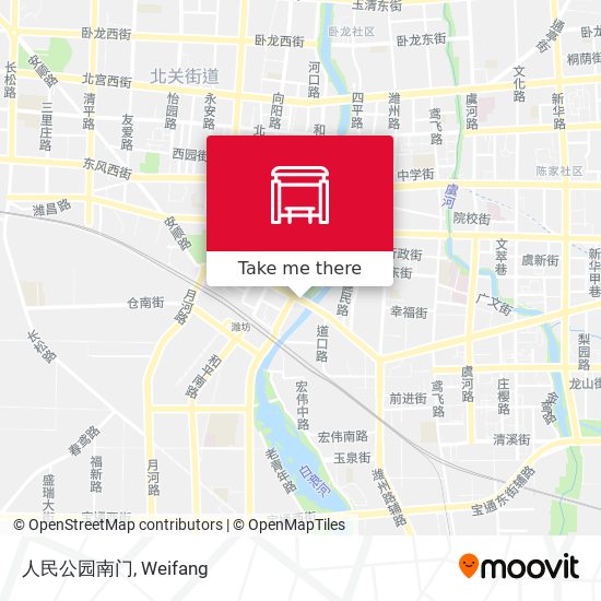 人民公园南门 map