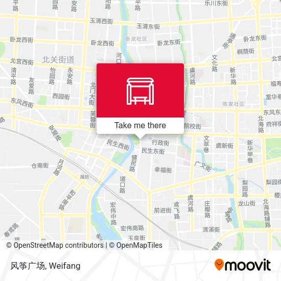 风筝广场 map