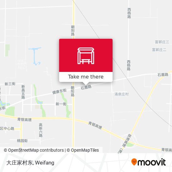 大庄家村东 map