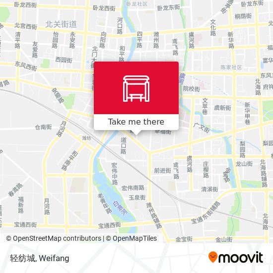 轻纺城 map
