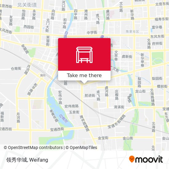 领秀华城 map