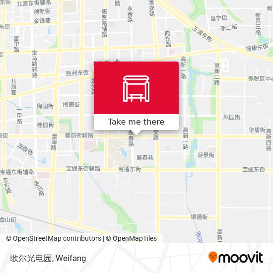 歌尔光电园 map