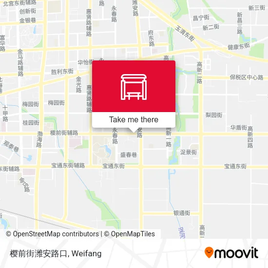 樱前街潍安路口 map