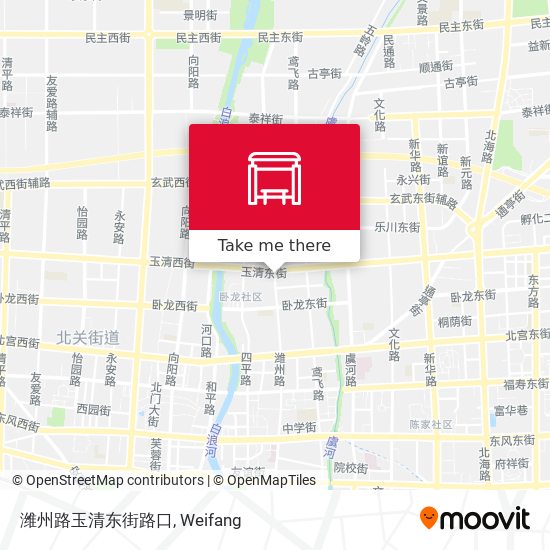 潍州路玉清东街路口 map