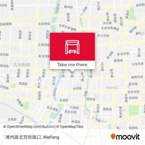 潍州路北宫街路口 map