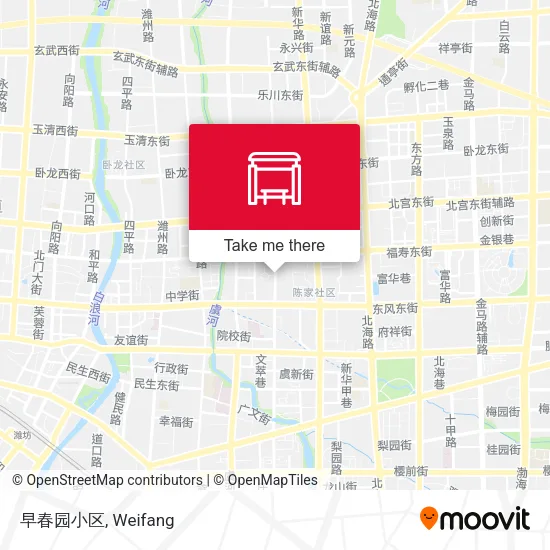 早春园小区 map