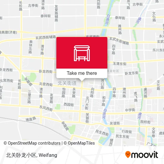 北关卧龙小区 map