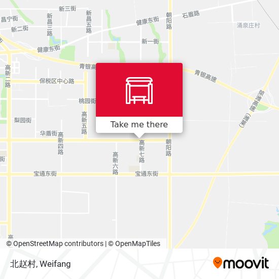 北赵村 map