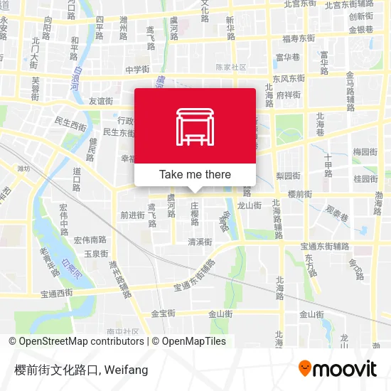 樱前街文化路口 map