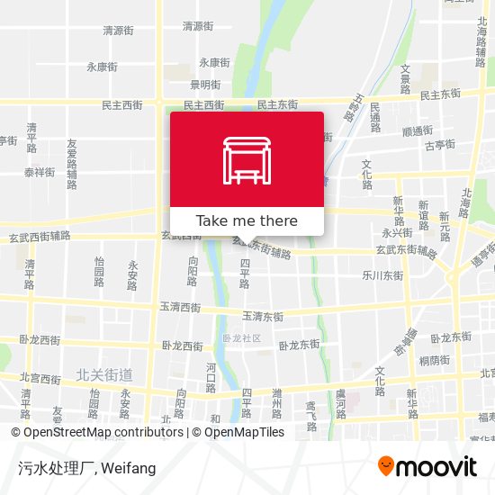 污水处理厂 map