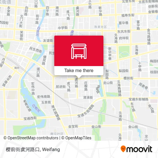 樱前街虞河路口 map