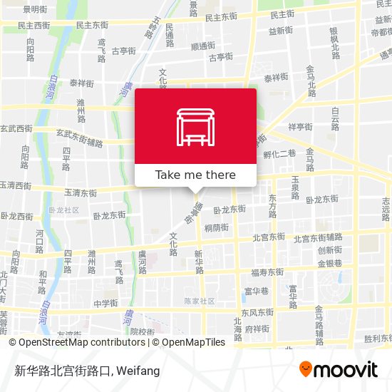 新华路北宫街路口 map