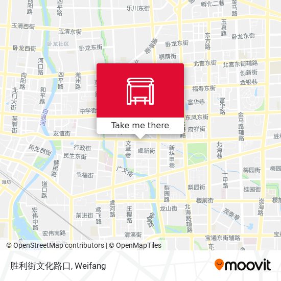 胜利街文化路口 map