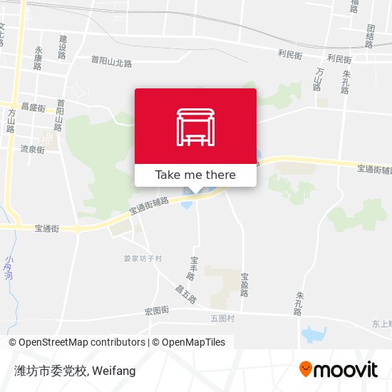潍坊市委党校 map