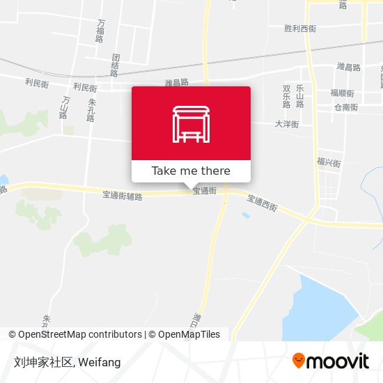刘坤家社区 map