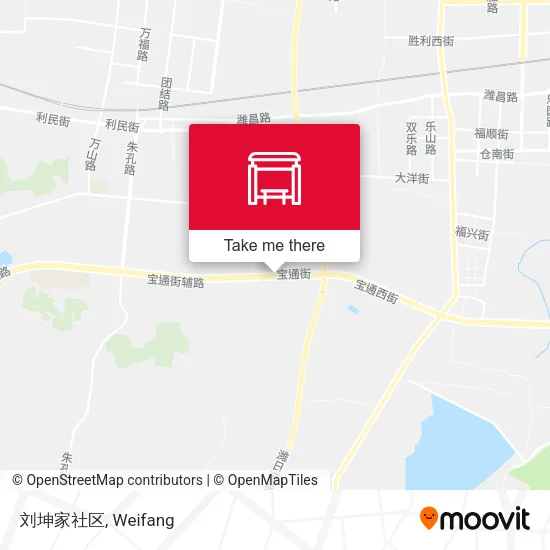 刘坤家社区 map
