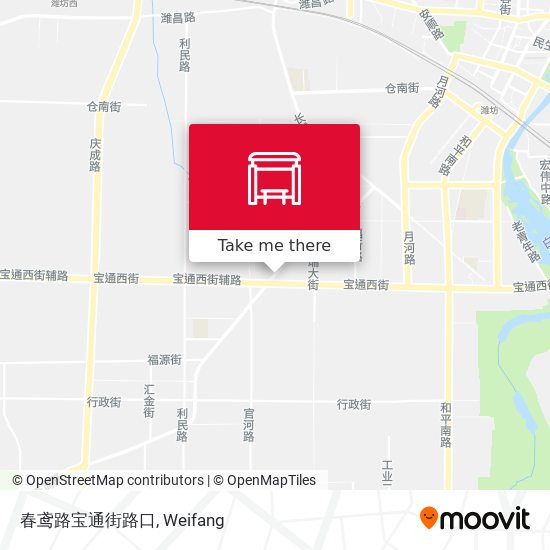 春鸢路宝通街路口 map