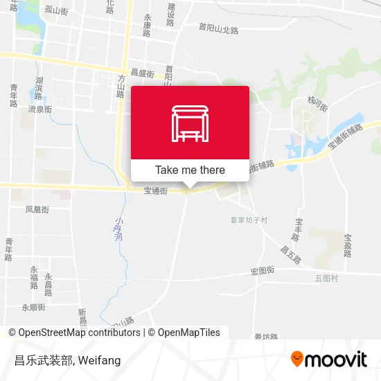 昌乐武装部 map
