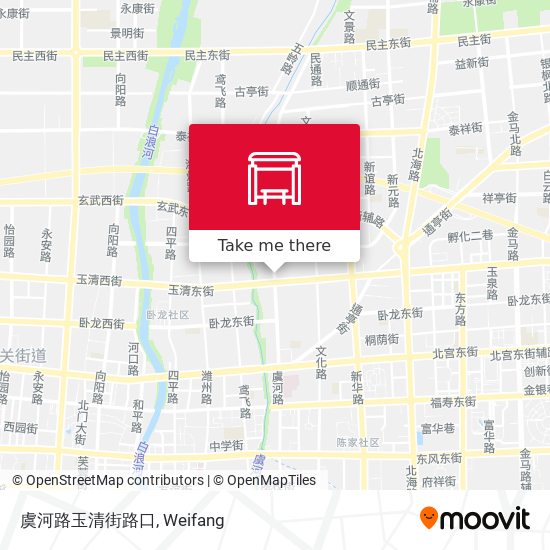 虞河路玉清街路口 map