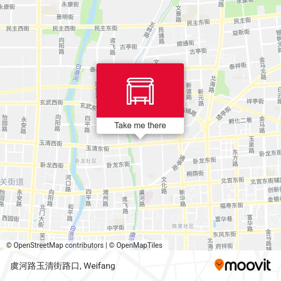虞河路玉清街路口 map