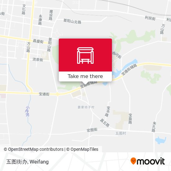 五图街办 map